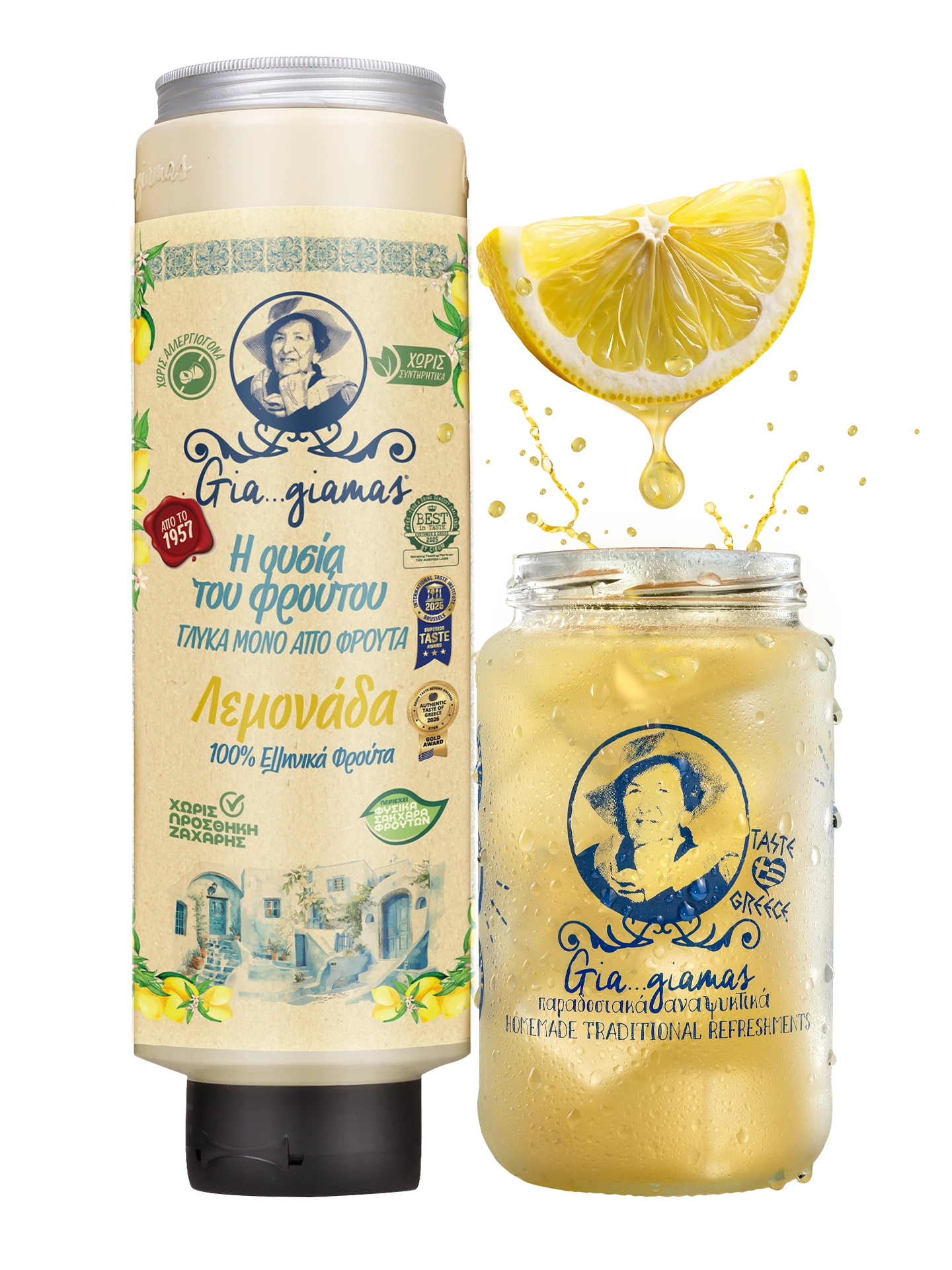 750ml lemon no sugar